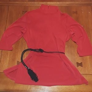 Ralph Lauren Red 1X Blouse